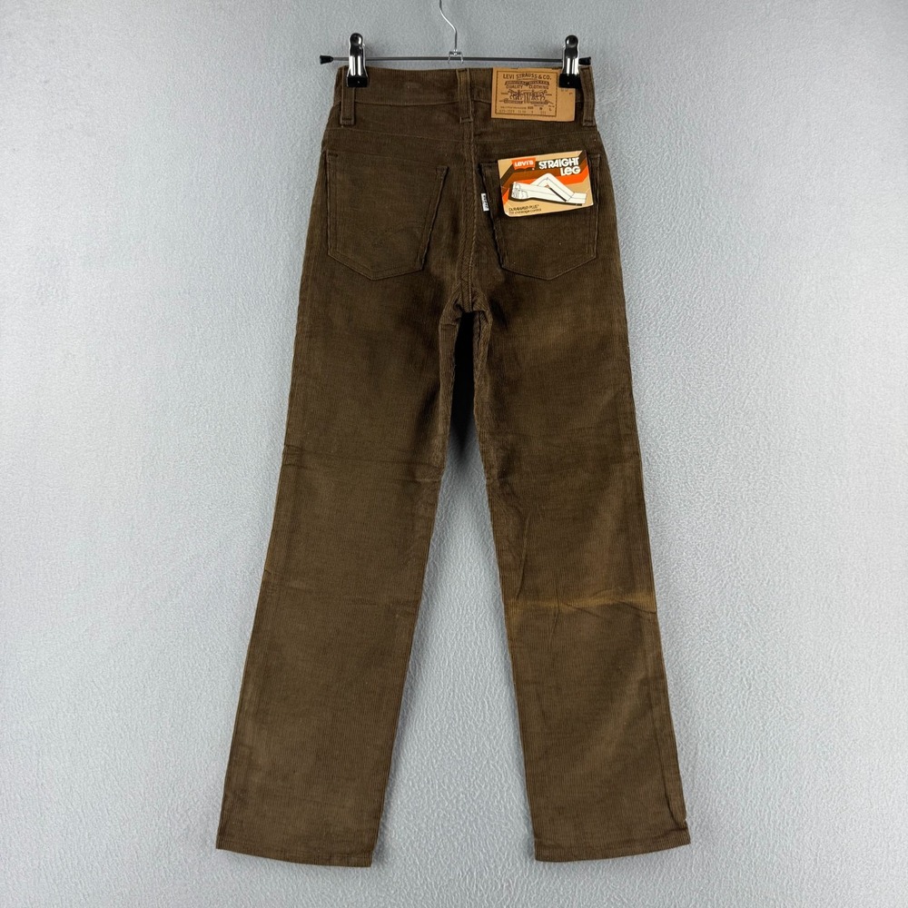 Vintage 70s‎ Levis Jeans Pants Youth Boys 9 Corduroy Straight Leg Made in USA